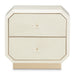 AICO La Rachelle Nightstand/End Table 2 Drawers in Medium Champagne image