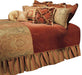 AICO Woodside Park 13-pc King Comforter Set in Spice image