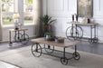 Francie Oak & Antique Gray Coffee Table image