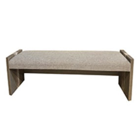 AICO Furniture Lotus Bay Bench in Sand image