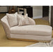 AICO Furniture La Rachelle Chaise LUSTRE in Champagne image