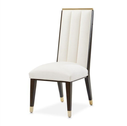 AICO Belmont Place Side Chair (Set of 2) in Espresso image