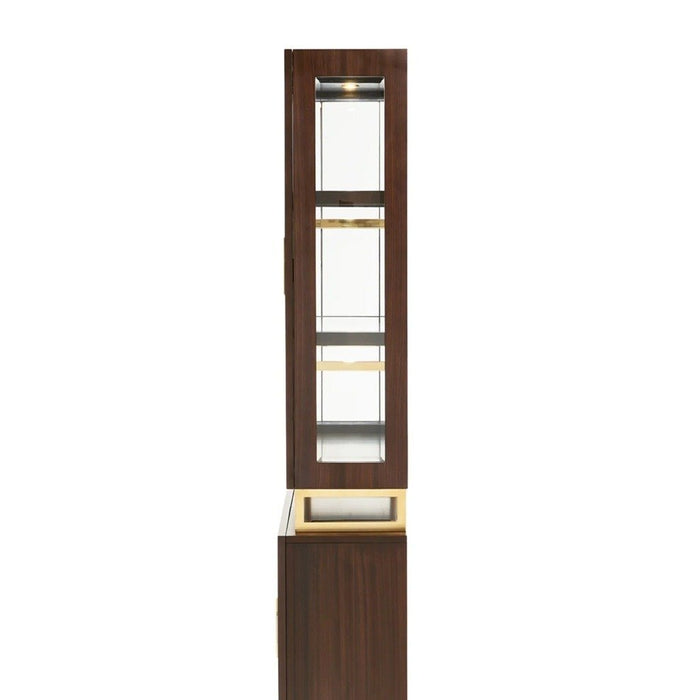 AICO Belmont Place Display Cabinet in Espresso