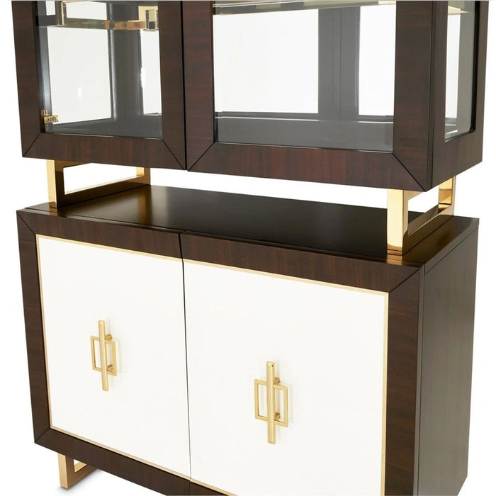 AICO Belmont Place Display Cabinet in Espresso