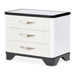 AICO Furniture Tuxedo Large Nightstand in Piano Keyboard image