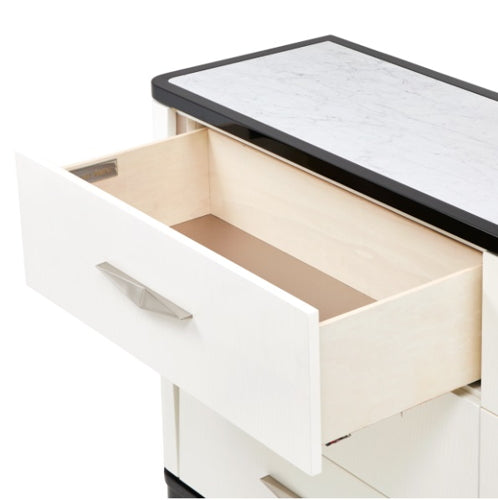 AICO Furniture Tuxedo Dresser in Piano Keyboard