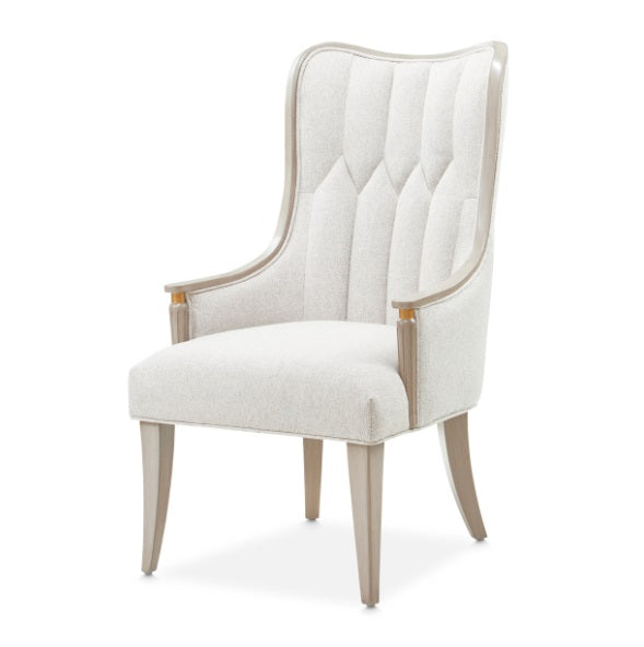 AICO Furniture St. Charles Arm Chair (Set of 2) in Dove Gray image