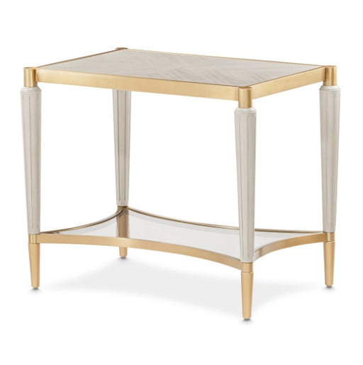 AICO Furniture St.Charles End Table in Dove Gray image