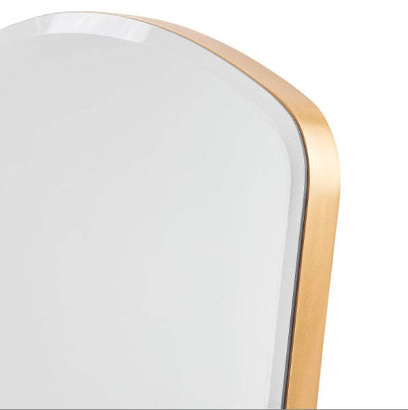 AICO Furniture St.Charles Dresser Mirror in Dove Gray