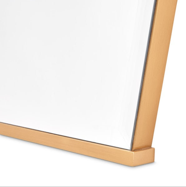 AICO Furniture St.Charles Dresser Mirror in Dove Gray