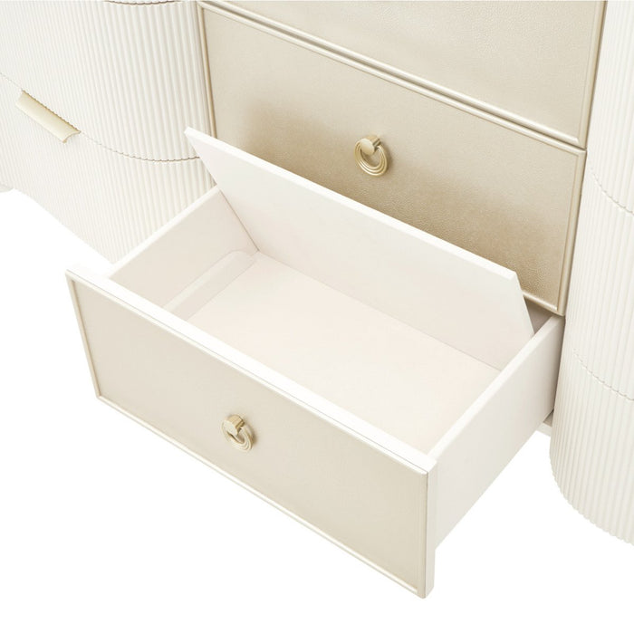 AICO Furniture La Marisia Dresser in Creamy Pearl
