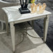 AICO Furniture La Marisia Rectangular End Table in Creamy Pearl image