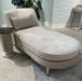 AICO Furniture La Marisia Chaise Tranquil in Light Champagne image