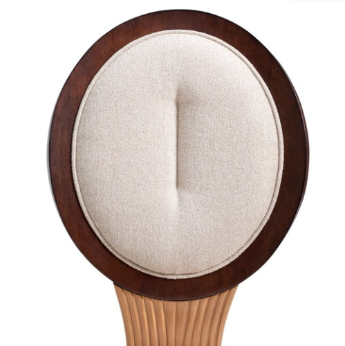 AICO Furniture Camellia Field Side Chair (Set of 2) in Warm Pecan