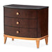 AICO Furniture Camellia Field Nightstand in Warm Pecan image