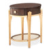 AICO Furniture Camellia Field End Table in Warm Pecan image