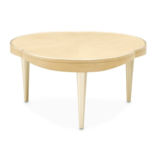 AICO Furniture Camellia Field Cocktail Table in Caramel image
