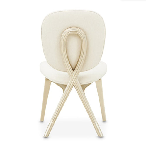 AICO Furniture Camellia Field Vanity Chair in Caramel