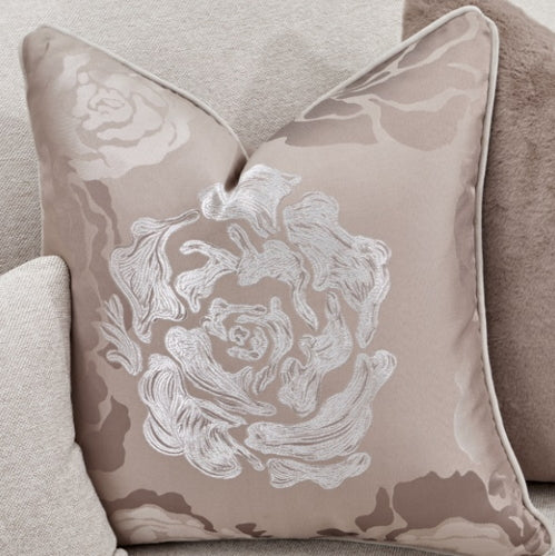 AICO Furniture Camellia Field Sofa in Warm Pecan