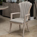 AICO Furniture Fantosini Arm Chair (Set of 2) in Silver Mist image