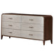 AICO Furniture Houston Dresser in Walnut image
