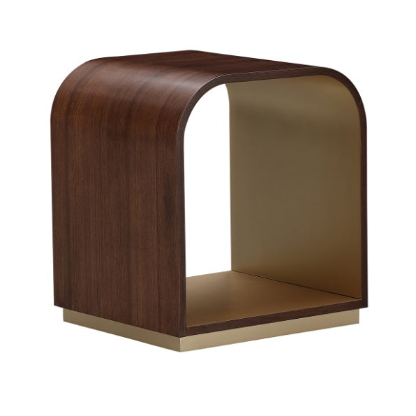 AICO Furniture Houston End Table in Walnut image