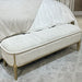 AICO Furniture Scotts Square Bench in Light Champagne image