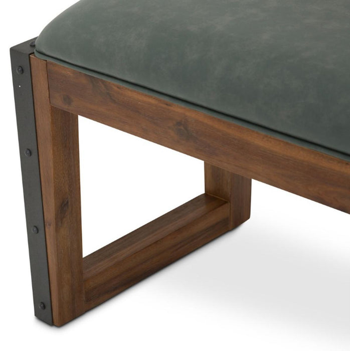 Brooklyn Walk Dining Bench in Burnt Umber