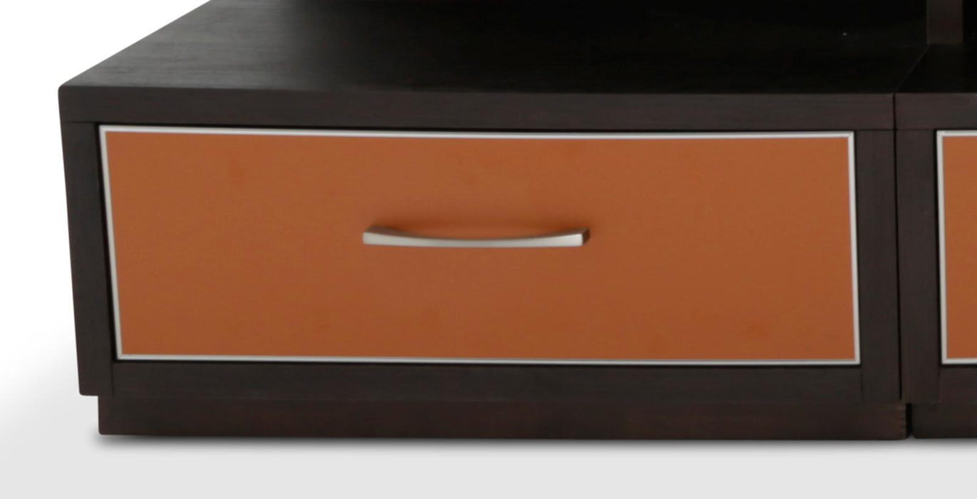 21 Cosmopolitan Left Entertainment Base in Umber/Orange