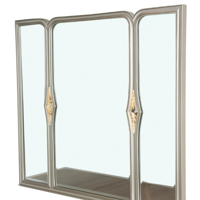 Camden Court Vanity Mirror in Pearl