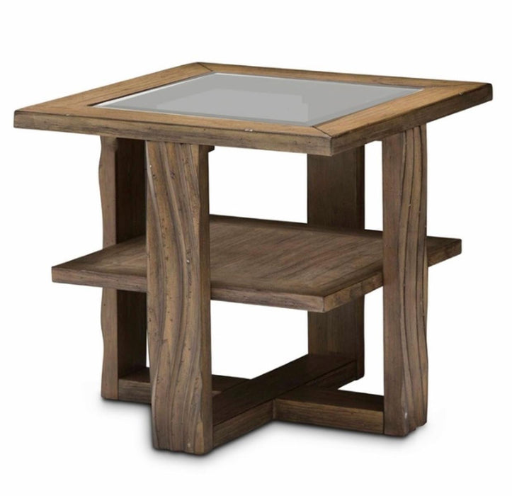 Del Mar Sound End Table in Boardwalk