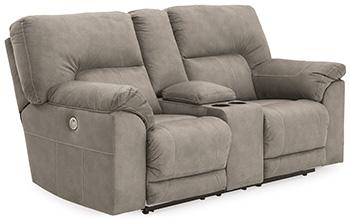 Cavalcade Power Reclining Loveseat with Console