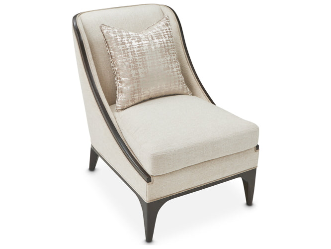 AICO Paris Chic Chair Cremini in Espresso