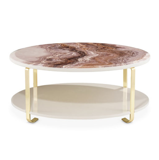 AICO Ariana Cocktail Table in Gold image