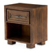 Aico Carrollton One Drawer Nightstand in Rustic Ranch KI-CRLN040-407 image
