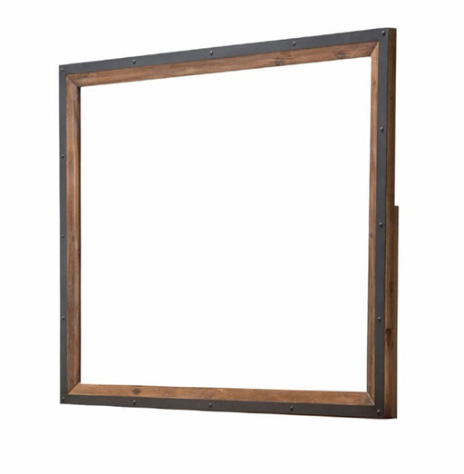 AICO Brooklyn Walk Mirror in Burnt Umber KI-BRKW060-408 image