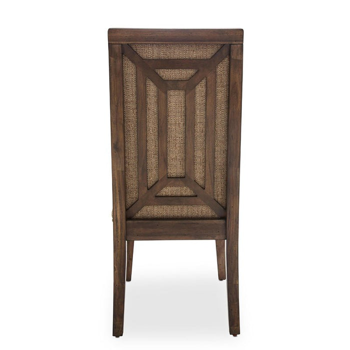 Aico Carrollton Side Chair (Set of 2) in Rustic Ranch