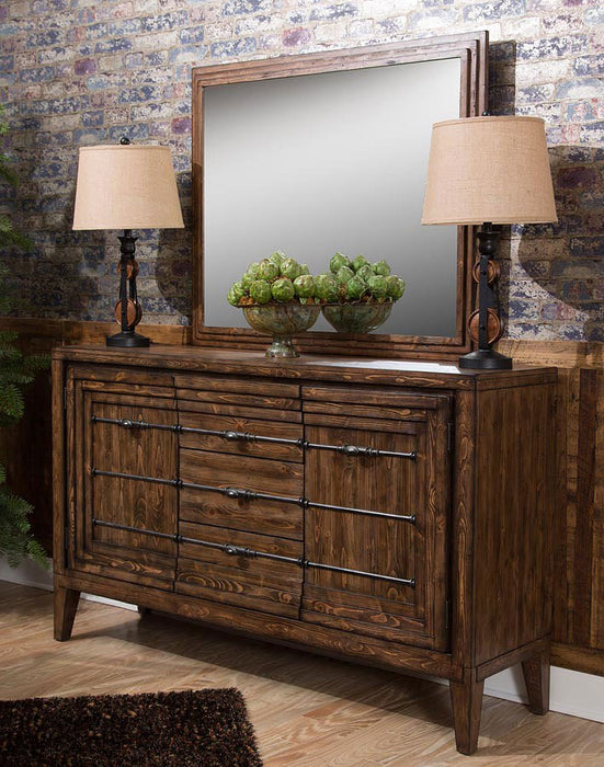 Aico Carrollton Sideboard in Rustic Ranch