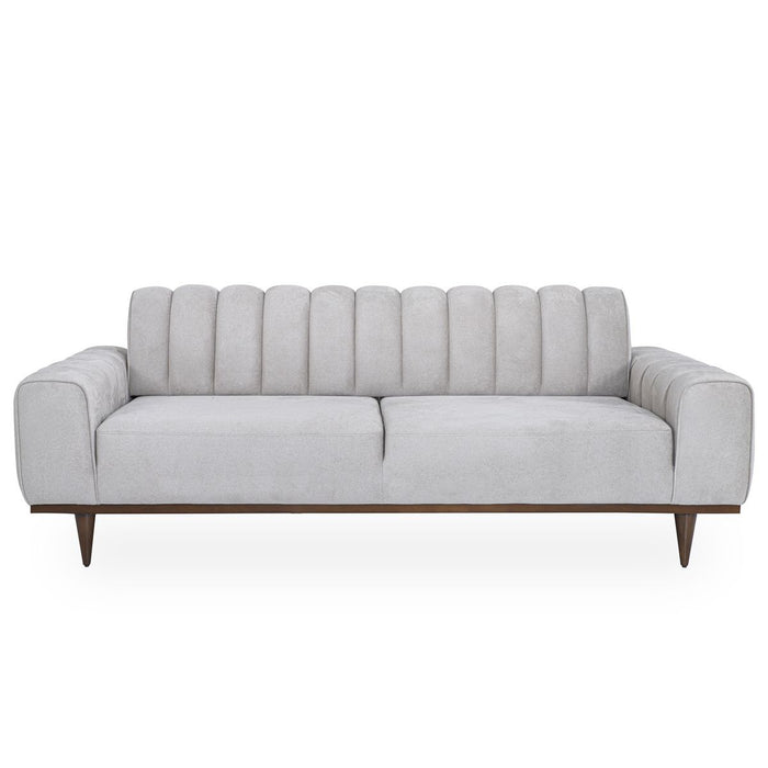 AICO Balboa Sofa in Warm Walnut
