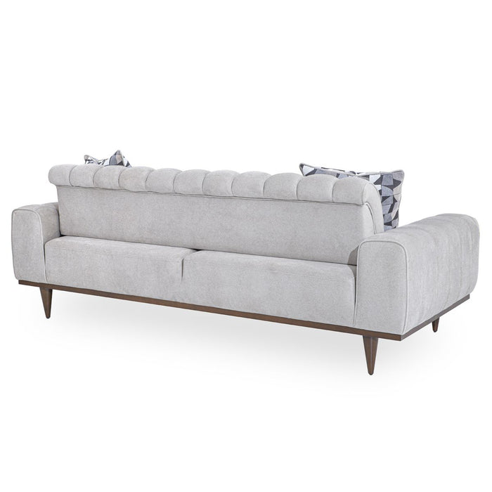AICO Balboa Sofa in Warm Walnut