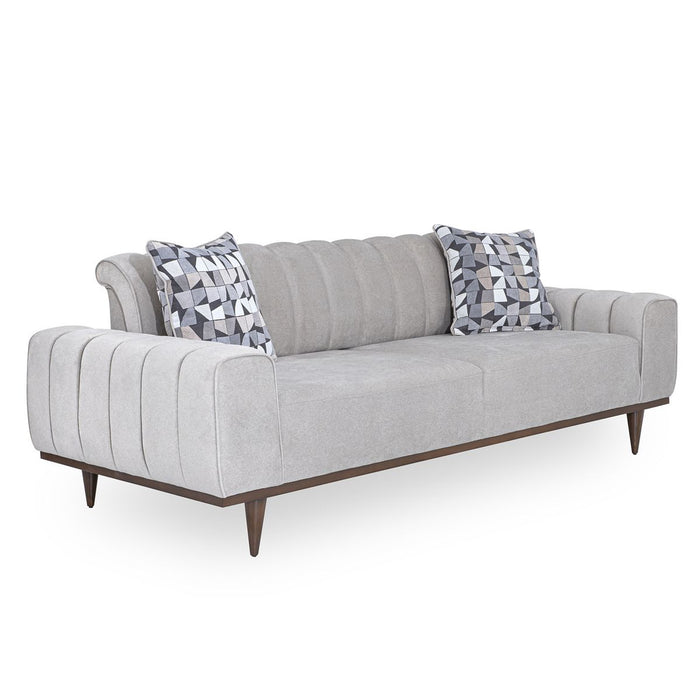 AICO Balboa Sofa in Warm Walnut