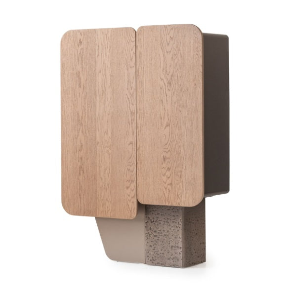 AICO Furniture Bristol Point Bar in Saddle Brown image