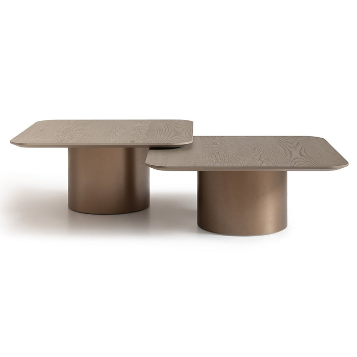 AICO Canberra Tall Cocktail Table in Brown