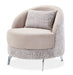 AICO Furniture Dion Chair in Stone/Silver image