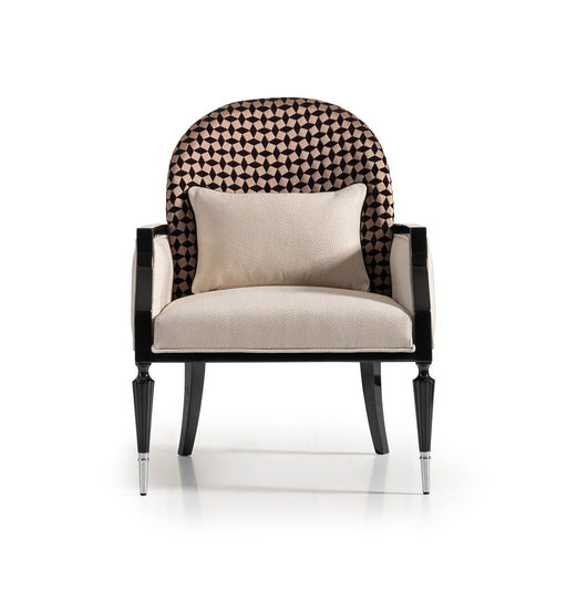 AICO La Francaise Accent Chair in Cafe/Black image