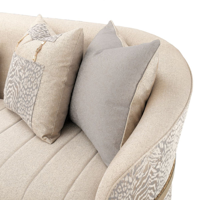 AICO Lisbon Sofa in Opal Gold