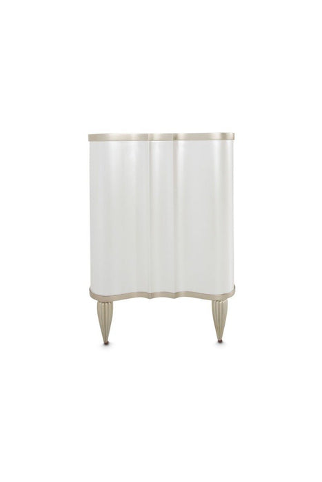 AICO London Place Vanity/Desk in Creamy Pearl