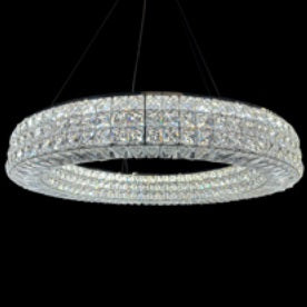 AICO Furniture Lighting Meridian Round LED Chandelier image