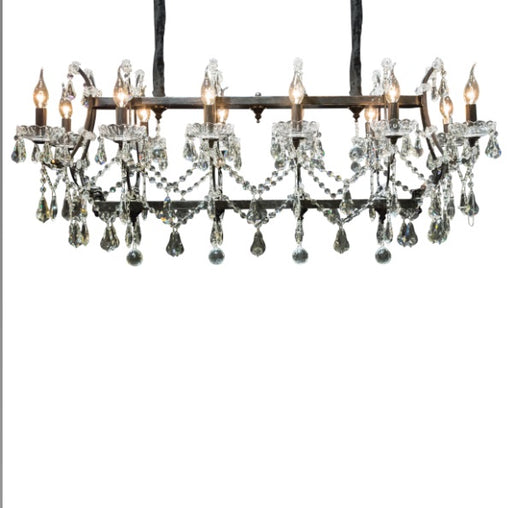 AICO Furniture Lighting Gloucester 12 Light Chandelier image