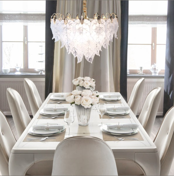 AICO Furniture Lighting Autumn 13 Light Chandelier in Clear
